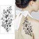 thumbnail image 1 of Etiquetas Engomadas Del Tatuaje 6 uds tatuajes falsos hombres mujeres flor hombro tatuajes extraíbles tatuajes para adultos Wdftyju  Libre de BPA, 1 of 3