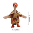 thumbnail image 3 of GFHFHITJ 4th of July Porch Goose Clothes, Patriotic Goose Costume for Outdoor Decor | for 7"H Polyester Statue, Independence Memorial Day Garden Patio Decoration, 3 of 6