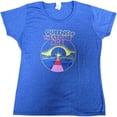 thumbnail image 1 of Queens Of The Stone Age - Camiseta Warp Planet de Algodón para Mujer (Azul), 1 of 2