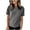 Black, variant on Timegard Plus Size Tops for Women Short Sleeve Crewneck Drop Shoulder Comfy Casual Solid Color Tshirts