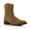 Wheat Suede, variant on Austin MFA606326 Mens High Top Western Style Chelsea Boots, in Maple Brown, Men's Size 11