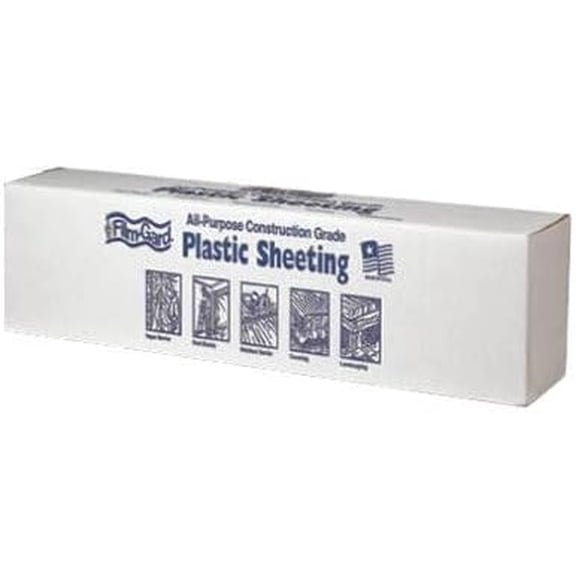 Film-Gard Plastic Sheeting 6 mil x 12 ft.  x 100 ft. L Polyethylene Black