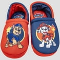 thumbnail image 4 of Paw Patrol Slippers for Toddlers, Mismatch A-Line House Shoes, Red/Blue, Toddler 7/8, 4 of 6