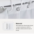 thumbnail image 1 of Langgg Rideau de Douche de Salle de Bain Imperméable Polyester Style Moderne Rideaux d'Impression de Bain Décoration Drape Type Toilettes Domestiques, 1 of 9