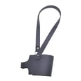 thumbnail image 1 of Porte-gobelet Réglable en Cuir PU Rétro Réutilisable Noir pour Bouteille d'Eau, 1 of 9