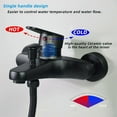 thumbnail image 5 of Stylish Wall-Mounted Bathtub Faucet, Curved Handheld Sprayer Offers Versatile Water Control For Every Need, 5 of 5