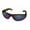 Tortoise, variant on Bimini Bay Outfitters Polarized Sunglasses, Black with Blue Smoke Mirror Lens