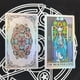 thumbnail image 3 of Julio nueva carta de tarot de lámina de oro tarot estampado en caliente impresión en color plástico PVC juego de mesa impermeable naipes láser al por mayor, 3 of 5