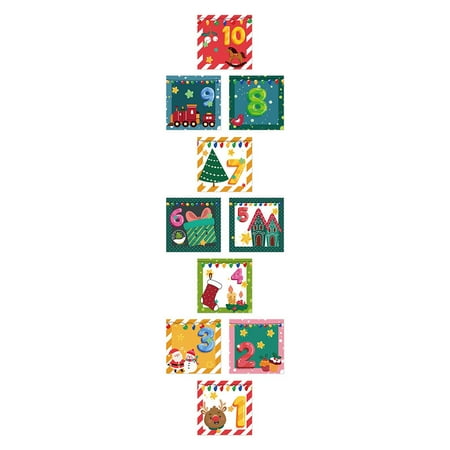 

1 Set of Hopscotch Stickers Self-adhesive Children Playroom Floor Stickers Toys