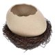 thumbnail image 1 of Egg Shaped Dessert Bowl Noodle Bowl Food Container Noodle Storage Holder with Nest 26-27s, 1 of 4
