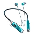 thumbnail image 2 of Byujiro Neckband Bluetooth Earbuds Neck Mounted Bluetooth Earphones LED Digital Display Bluetooth 5.4 Skin Friendly and Comfortable Stereoscope Surround Sound Card Insertion Sports Earphones, 2 of 7