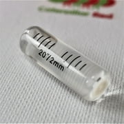 Replacement Level Glass Vial, Spirit Bubble Level, No nib, Accurate, 35mm x 11mm - Transparent Clear