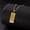Gold-color, variant on Quran Islamic Necklace God Allah Messager Pendant Religious Amulet Arabic Gift