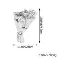 thumbnail image 3 of Vase Brooch Floral Pin Jewelry Accessory For Jackets Scarves Hats And Dresses With Handmade Bouquet Design, 3 of 9