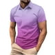 thumbnail image 1 of Blusa y camisa de manga corta con cuello vuelto para hombre, informal, lisa, de manga corta, con botones y cuello vuelto., 1 of 5