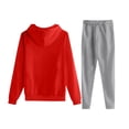 thumbnail image 4 of Trapstar Ensembles de Chandails à Capuchon pour Enfants Chandails Graphiques à Manches Longues pour Garçons Filles Amples Trapstar Chandails à Enfiler de Rue+pantalons de Survêtement Ensemble pour Enfants de 2 Ensembles de Chandails Classiques (Vermillon, 100), 4 of 4