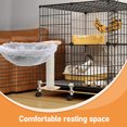 thumbnail image 3 of FESTFENDS 1Set Soft Grey Cat Hammock Hanging Bed Comfortable Lint Cat Tree Accessory, 3 of 8