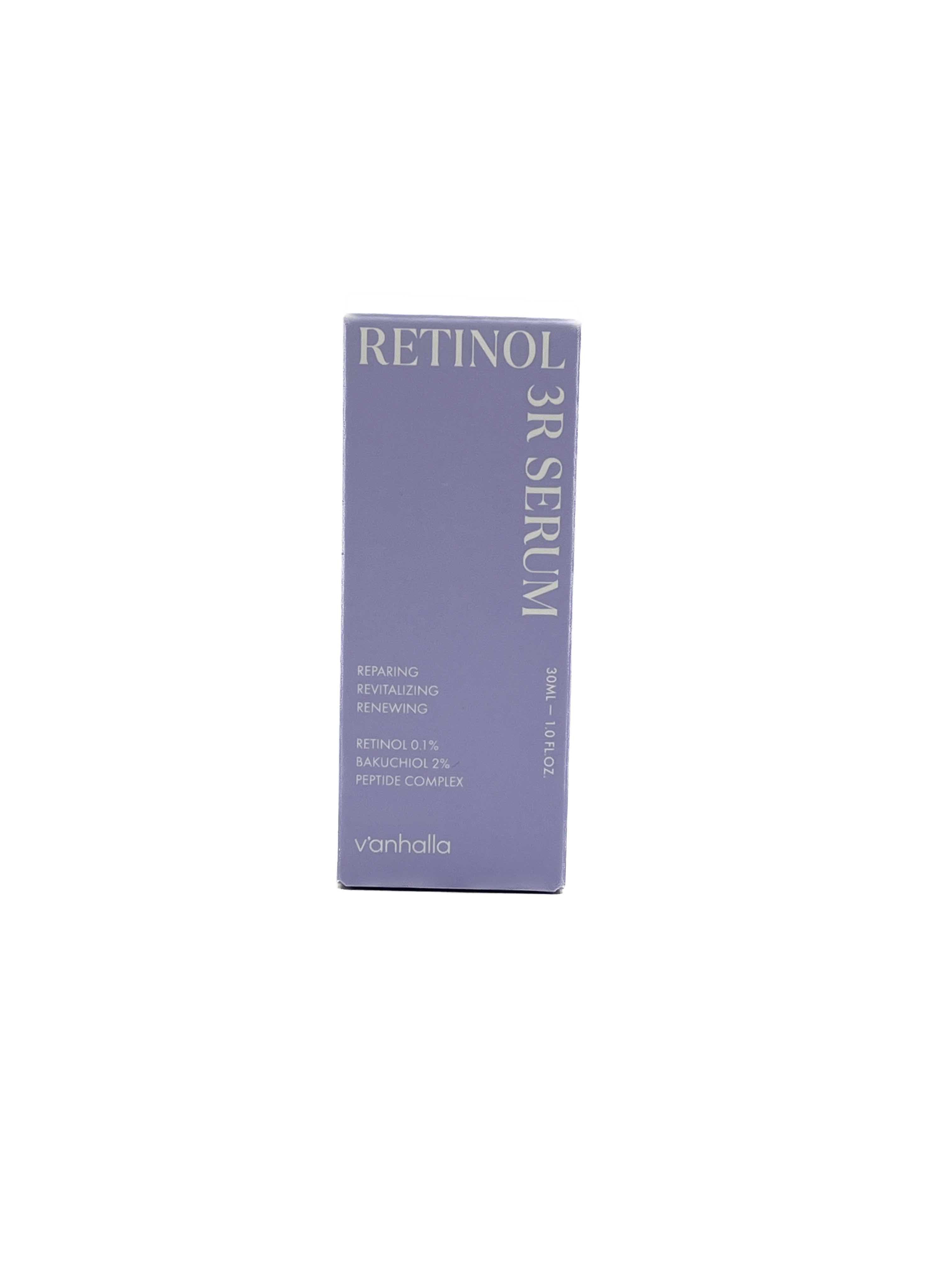 V'anhalla Retinol 3R Serum | Made in Korea | Vegan + Cruelty Free + Fragrance Free