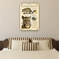 thumbnail image 3 of Clouded Leopard Wall Art Knowledge Poster Educational Wall Art Vintage Prints Decor Painting for Living Room Unframed 16×24 in, 3 of 5