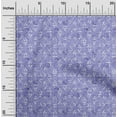 thumbnail image 1 of oneOone Georgette Viscose Lavender Blue Fabric Floral & Texture Diy Clothing Quilting Fabric Print Fabric By Yard 42 Inch Wide, 1 of 1