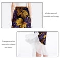 thumbnail image 2 of Grapes Stylish Chiffon Beach Skirt Summer Dresses for Women, 2 of 6