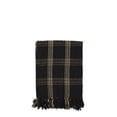 thumbnail image 1 of Recycled Cotton Blanket Throw - Black, 1 of 5