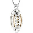 thumbnail image 3 of American Football Memorial Keepsake Pendant Urn Necklace for Ashes Holder Stainless Steel Cremation Jewelry for Ashes for Men, 3 of 7