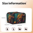 thumbnail image 5 of Daiia Colorful Owl Forest Pattern 4 slice Toaster Cover, Toaster Appliance Dust-proof Cover For Kitchen Small Appliance Dust Cover and Fingerprint Protection, 5 of 7