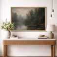 thumbnail image 3 of Framed Canvas Print Vintage Forest Landscape Wall Art Farmhouse Decorative for Living Room Bedroom - 16"x24" NATURAL, 3 of 8