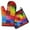 Colorful Rainbow Checkered, variant on Colorful Rainbow Checkered Pattern Kitchen Oven Mitt and Pot Holder Sets 2 Pcs for Baking, Cooking and Grilling, Heat Resistant Up To 392 °F