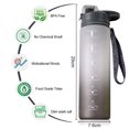 thumbnail image 2 of Large Water Bottle with Motivational Time Marker & Removable Strainer, 2 of 5