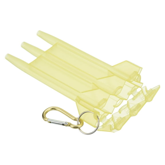 Uxcell Portable Nylon Dart Storage Box, Dart Case Keep Your Darts Secure, Yellow