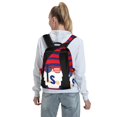 thumbnail image 5 of Yiaed 4th of July Gnomes Print Lightweight Backpack Travel Backpacks Hiking Daypack for Women Men, 5 of 5