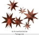 thumbnail image 5 of Juego de decoraciones de estrellas Bewildely Colgante de estrellas Oro rosa, 5 of 6