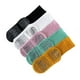 thumbnail image 4 of Calcetines antideslizantes de yoga para mujer - Calcetines con agarre de silicona hasta la mitad de la pantorrilla para fitness en interiores, pilates y ballet - Talla única, 4 of 5