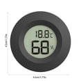 thumbnail image 3 of SPOORYYO Round Embedded Electronic Thermograph And Hygrometer Pet Reptile Electronic Thermograph Acrylic Box Thermograph Can Replace Between And Fahrenheited, 3 of 6