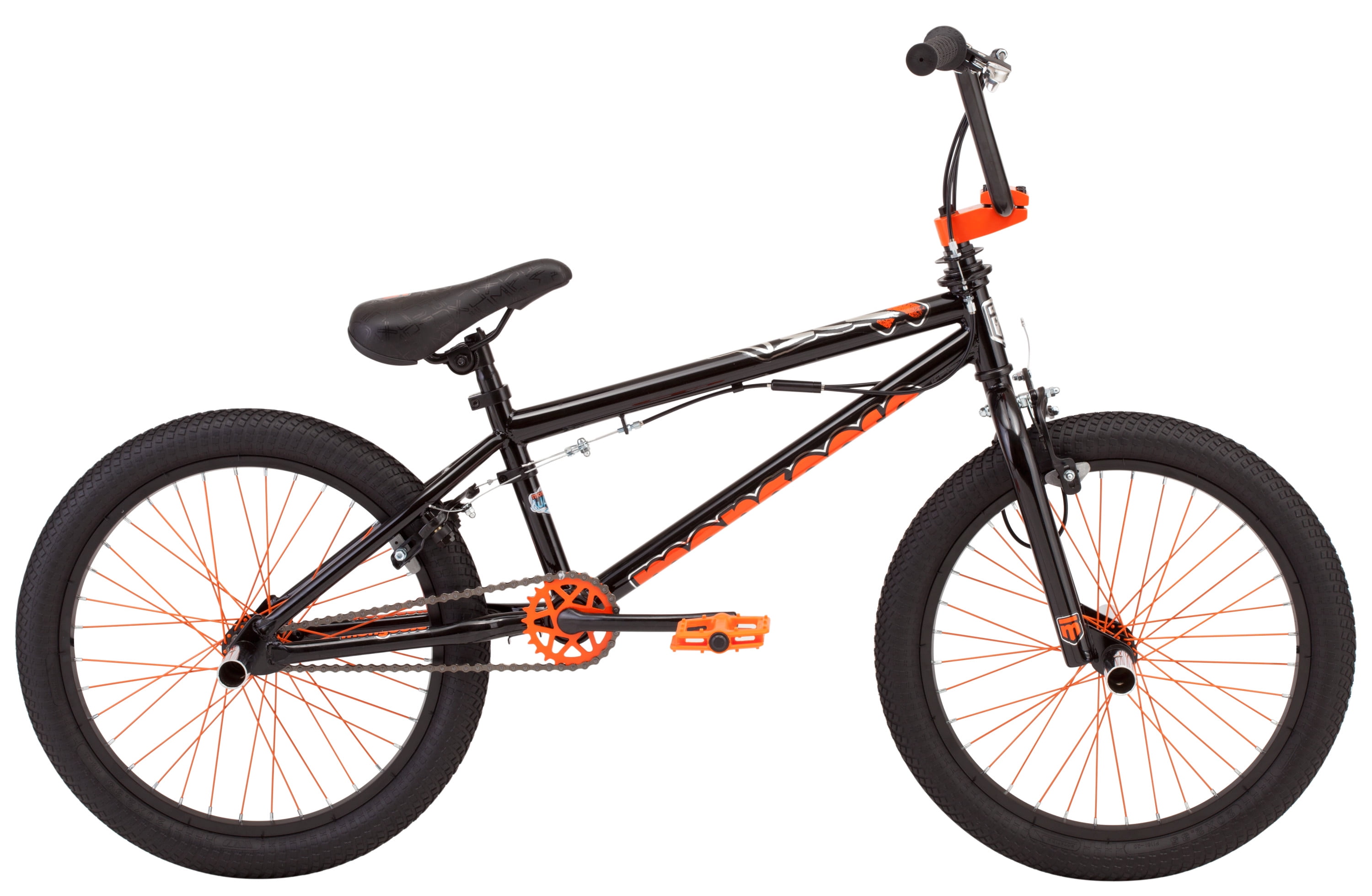 mongoose bmx orange and black