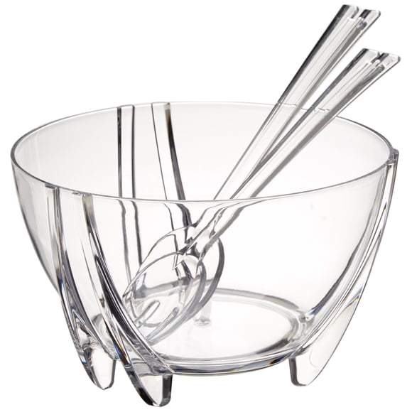Ensaladera Prodyne de Acrílico Transparente 5.7L con Servidores