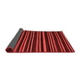 thumbnail image 2 of Ahgly Company Indoor Round Abstract Red Contemporary Area Rugs, 3' Round, 2 of 4