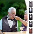 thumbnail image 1 of YYV Bavoir Imperméable à Double Couche pour Aînés avec Bretelles Ajustables, Réutilisable, Protection pour l'Heure des Repas, Résistant aux Taches, Conception de Poche, Tablier d'Alimentation Confortable pour Adultes, 1 of 7