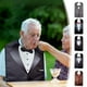 thumbnail image 1 of Lekihaqq Elderly Care Bib For Eating Drinking Waterproof Dining Cloth Double-Layer Polyester Unisex Suit-Style Tuxedo Print, 1 of 1