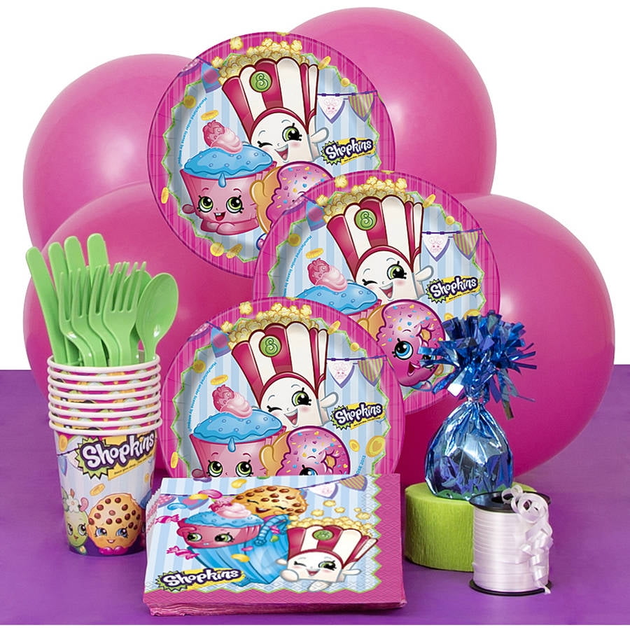 Shopkins Party Supplies Kit for 8