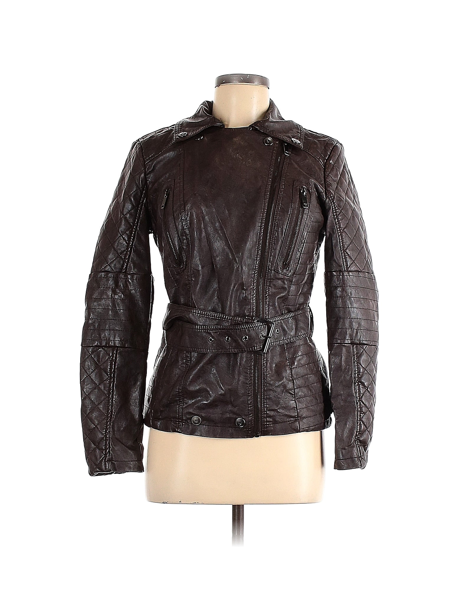 Faux Leather Jacket - Walmart 