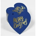 thumbnail image 2 of Inkdotpot Real Gold Foil Merry Christmas Tag Favor Hang Paper Tag 100 Pieces, 2 of 8
