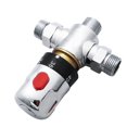 2024 Thermostatic Mixing Valve 4/5in Stainless Steel for Shower Solar