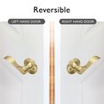 thumbnail image 5 of Design House Springdale Interior Universal Dummy Door Lever, Satin Gold, 5 of 15