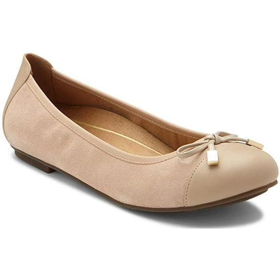 Vionic Women's Spark Minna Ballet Flat, Sand, 9 2A(N) US