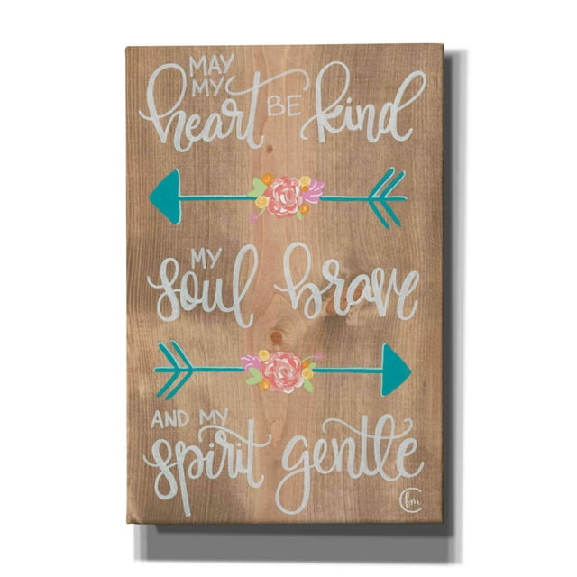 Epic Graffiti 'Gentle Spirit Arrows' by Fearfully Made Creations, Canvas Wall Art, 12"x18"