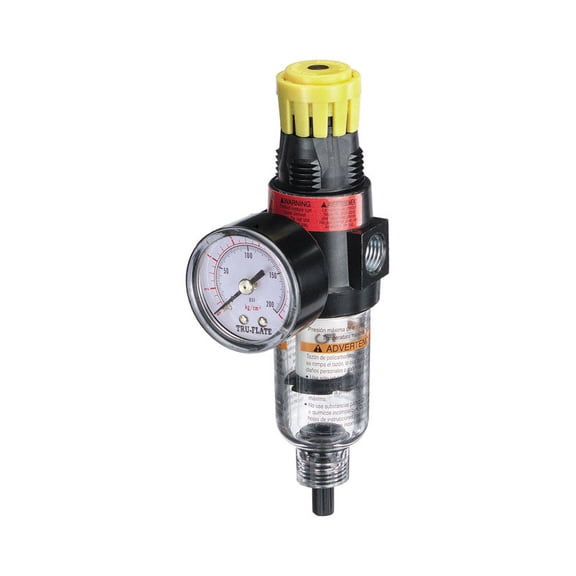 Tru-Flate 1/4 In. FNPT 150 PSI Mini Pressure Regulator 27-243