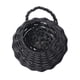 thumbnail image 4 of Maceta de pared, cesta colgante de mimbre para flores, maceta para el hogar, maceta para flores Negro, 4 of 9